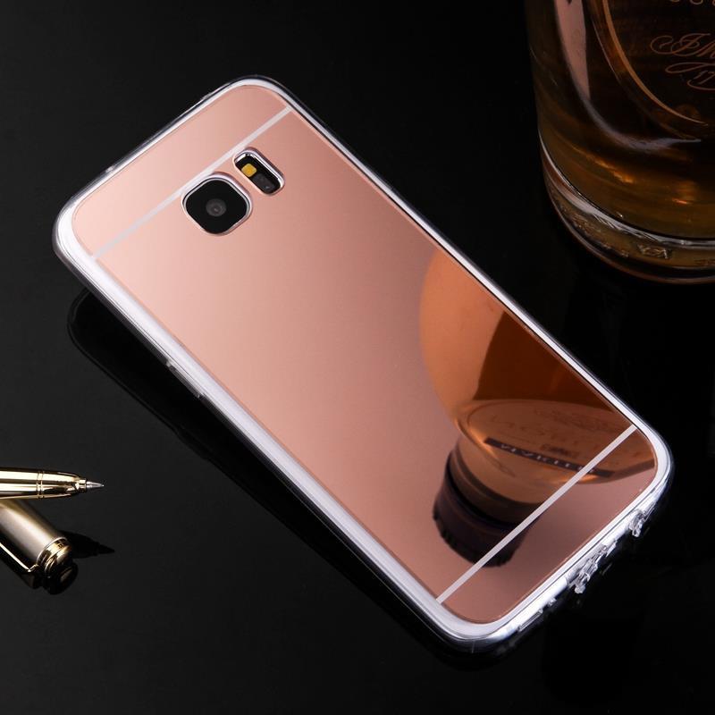 Θηκη TPU "Mirror" Ροζ Χρυσο - Samsung Galaxy S7 Edge - iThinksmart.gr