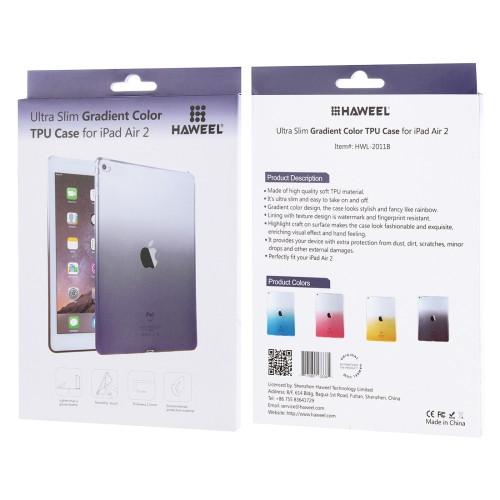 Θηκη TPU Haweel 0,3mm - iPad Air 2 - Μαυρο / Διαφανο - iThinksmart.gr