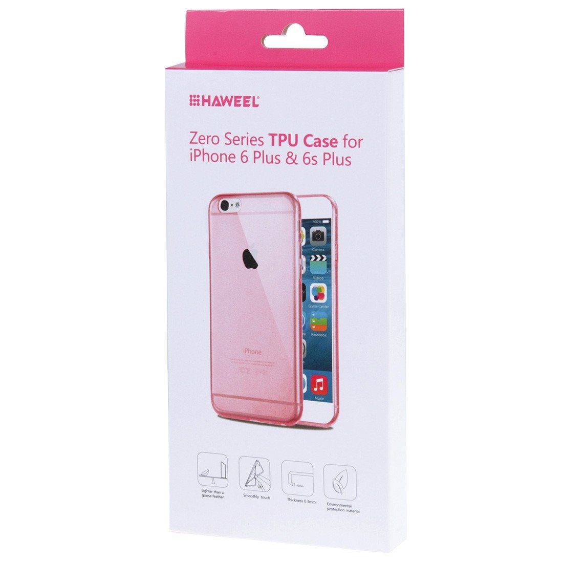 Θηκη TPU Haweel 0,3mm - iPhone 6/6s - Ροζ - iThinksmart.gr