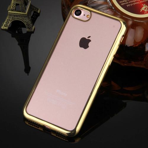 Θηκη TPU "Luxury Frame" Χρυση - iPhone 7 / iPhone 8 / SE 2020 - iThinksmart.gr