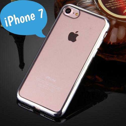 Θηκη TPU "Luxury Frame" Ασημι - iPhone 7 / 8 / SE 2020 - iThinksmart.gr