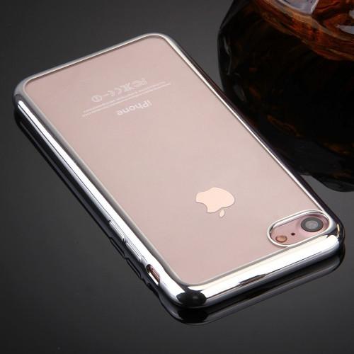 Θηκη TPU "Luxury Frame" Ασημι - iPhone 7 / 8 / SE 2020 - iThinksmart.gr