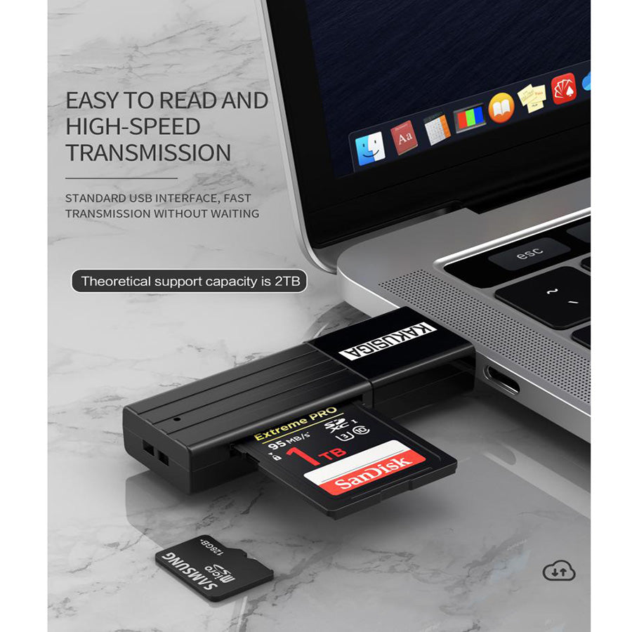 KSC-749 2 IN 1 CARD READER (USB 2.0)