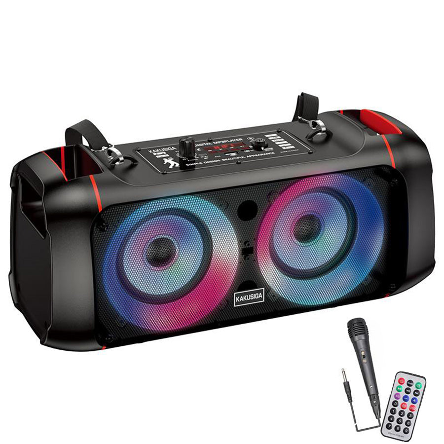 KSC-689 FLAMELIGHT PORTABLE BLUETOOTH SPEAKER (WITH MICROPHONE AND CONTROLLER)