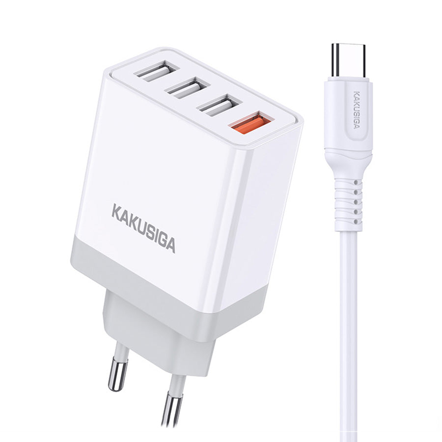 KSC-913 CHARGER 4USB CHARGING DATA IN TYPE C