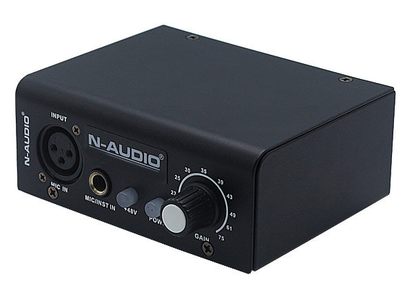 N-Audio MIC1 Μικροφωνικός Προενισχυτής Μονοκάναλος με Phantom Power & 1 Εισόδο XLR