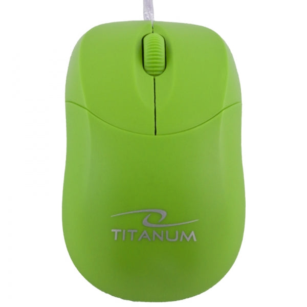 Ποντίκι Titanum 3D Arowana Ενσύρματο - Πράσινο - iThinksmart.gr