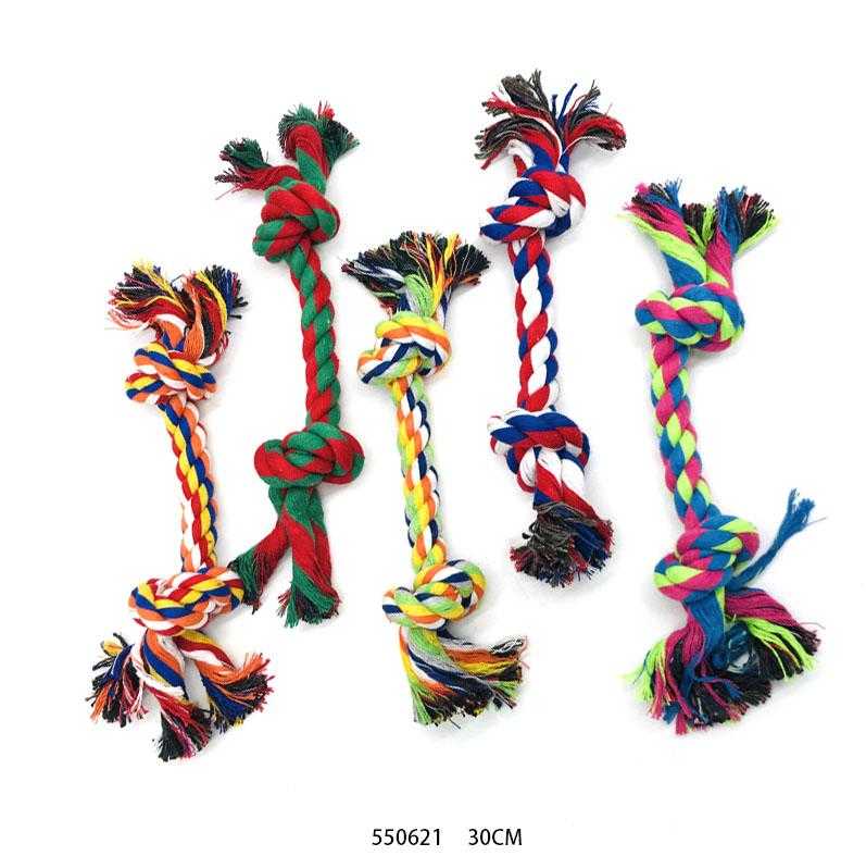 Knotted rope dog toy - 30cm - 550621