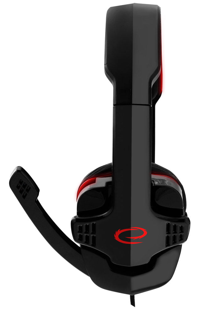 Ακουστικά Κεφαλής Gaming Esperanza Raven με μικρόφωνο - Μαύρο / Κόκκινο