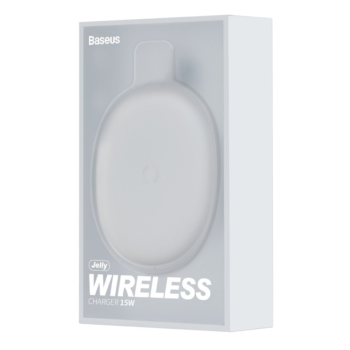 Baseus Jelly Wireless Qi 15W Inductive Mobile Phone Charger - White WXGD-02