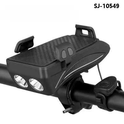 Rechargeable bicycle headlight with smartphone holder - sj-10549 - 650165
