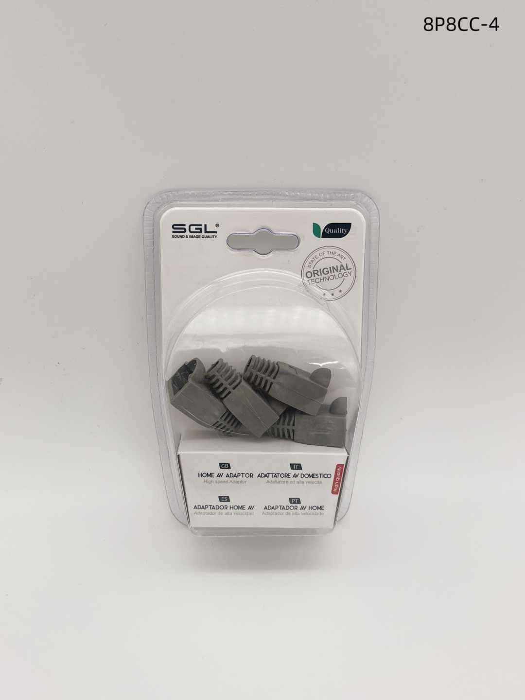 Σετ καλύμματα για βύσμα δικτύου - 8P8CC-4 - 4pcs - 098630 - iThinksmart.gr