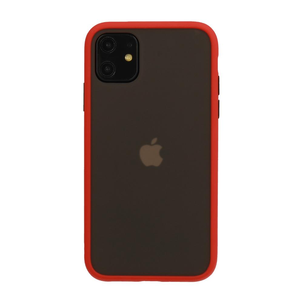 Θήκη iPhone 11 Pro - Vennus Color Button - Κόκκινο / Μαύρα Κουμπιά - iThinksmart.gr