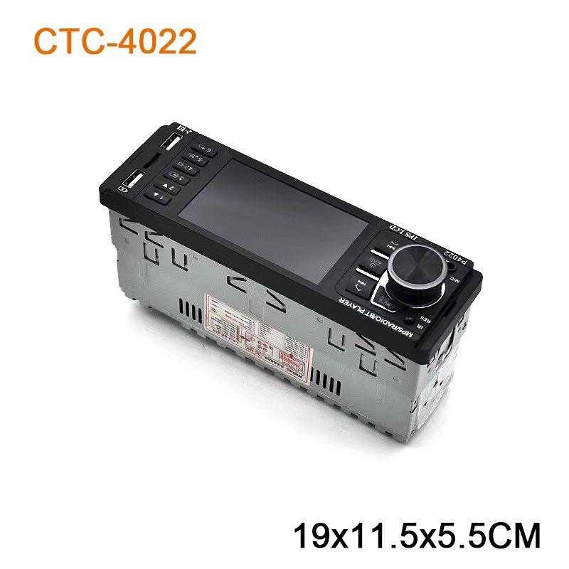 Car audio system 1DIN - Bluetooth - 4'' - 4022 - 000365