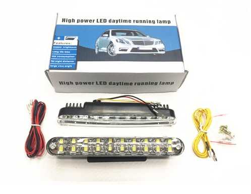 Vehicle LED daytime running lights - 20LED - 1107206A/H2 - 110276