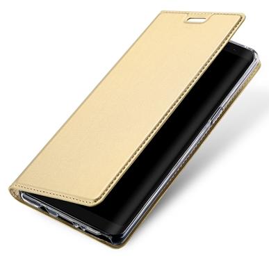 Θήκη Πορτοφόλι Flip Dux Ducis από Δερματίνη - Samsung Galaxy Note 8 - Χρυσο - iThinksmart.gr