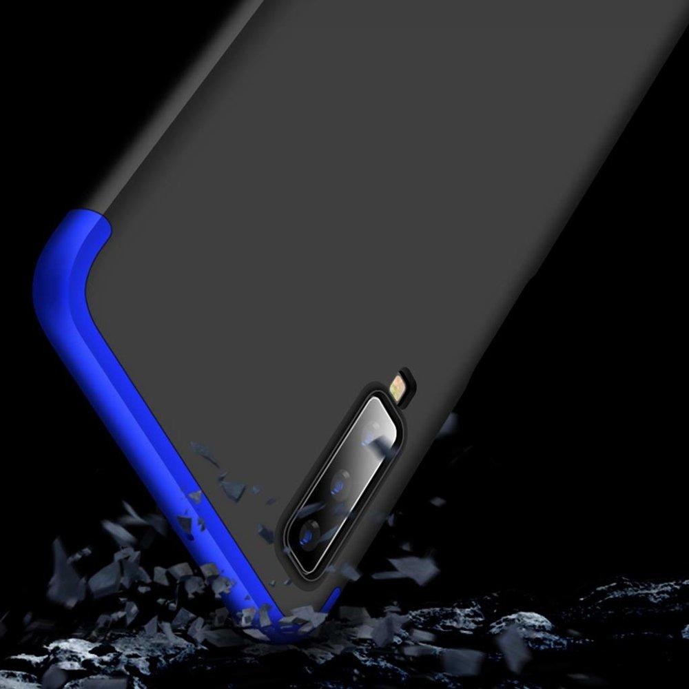 Θηκη GKK 360° Full Cover - Samsung Galaxy A7 (2018) - Μαυρο / Μπλε - iThinksmart.gr