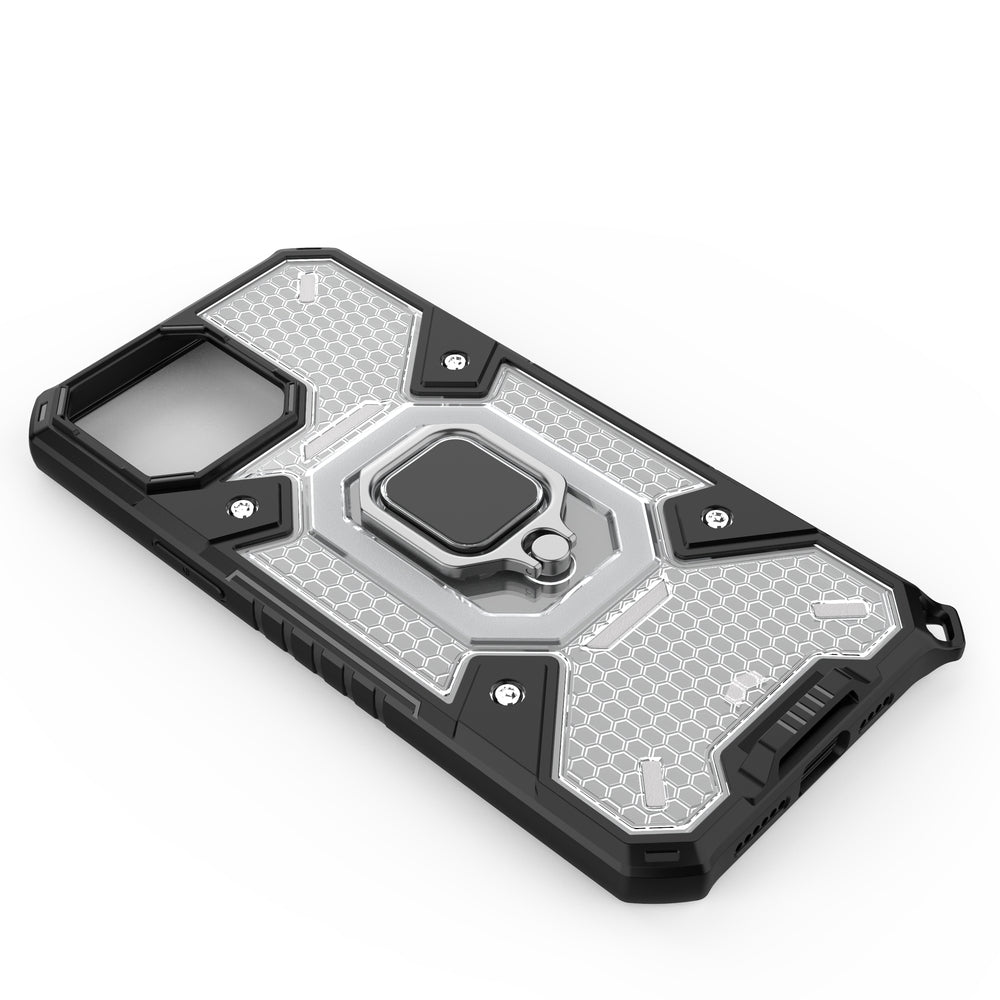 Θήκη Heavy Duty για iPhone 13 με ring holder OEM - Διάφανο