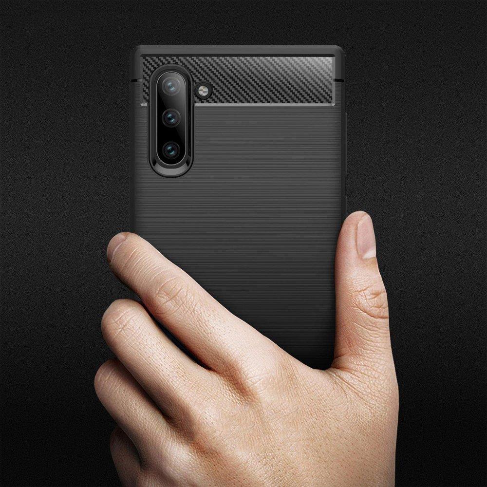 Θήκη TPU Carbon OEM - Samsung Galaxy Note 10 - Μαυρο - iThinksmart.gr