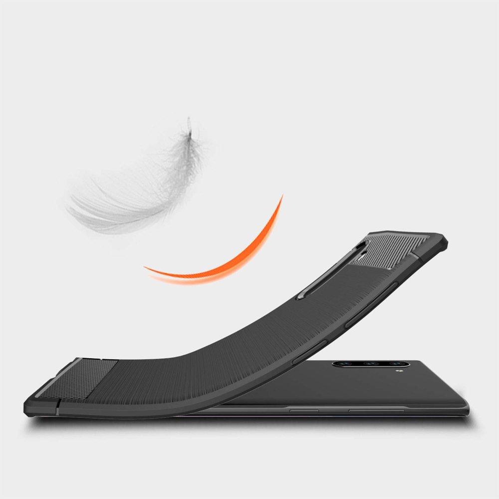 Θήκη TPU Carbon OEM - Samsung Galaxy Note 10 - Μπλε - iThinksmart.gr
