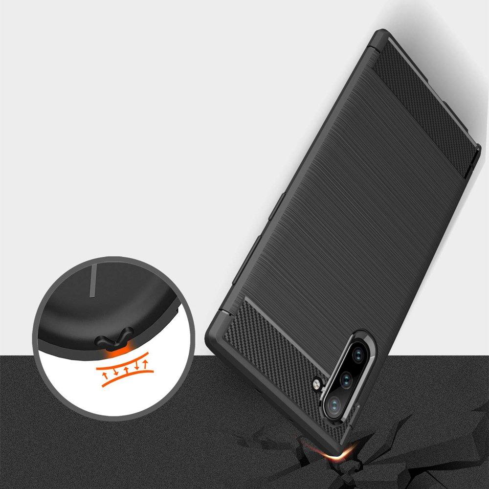 Θήκη TPU Carbon OEM - Samsung Galaxy Note 10 - Μπλε - iThinksmart.gr