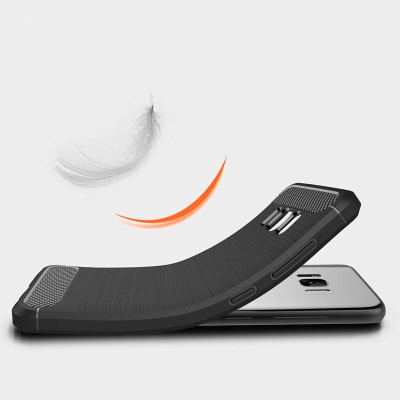 Θηκη TPU Carbon OEM - Samsung Galaxy S8 - Μπλε - iThinksmart.gr