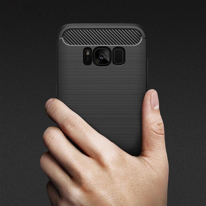 Θηκη TPU Carbon OEM - Samsung Galaxy S8 - Μπλε - iThinksmart.gr
