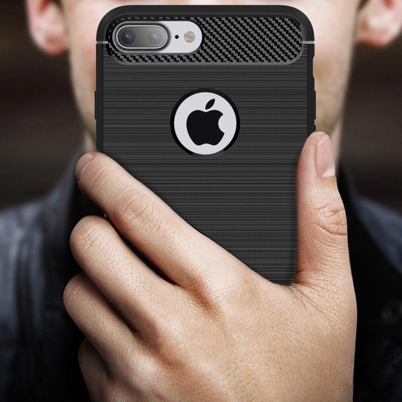 Θηκη TPU Carbon OEM - iPhone 7 / iPhone 8 - Μπλε - iThinksmart.gr