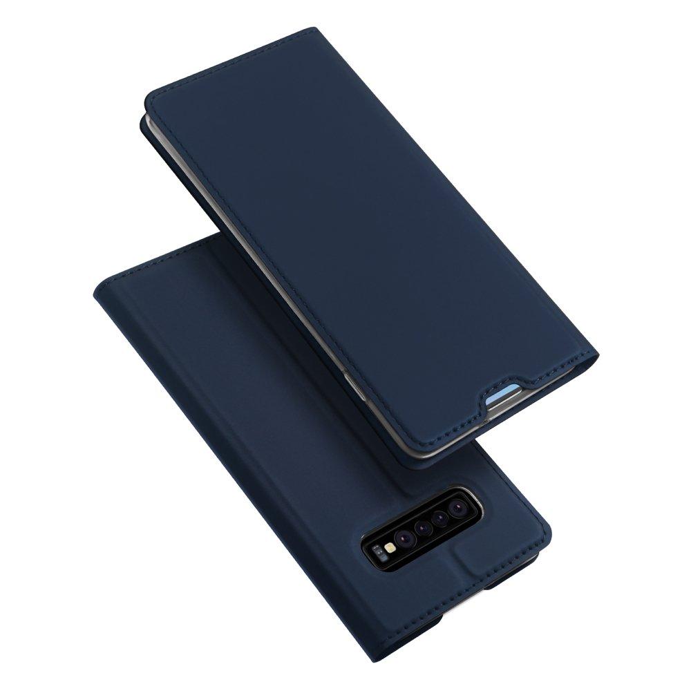 Θήκη Πορτοφόλι Flip Dux Ducis από Δερματίνη - Samsung Galaxy S10 Plus - Μπλε - iThinksmart.gr