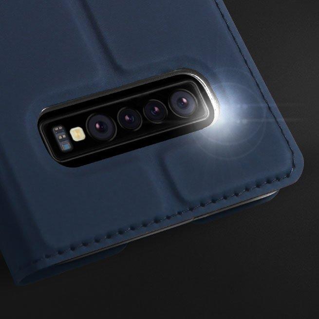 Θήκη Πορτοφόλι Flip Dux Ducis από Δερματίνη - Samsung Galaxy S10 Plus - Μπλε - iThinksmart.gr