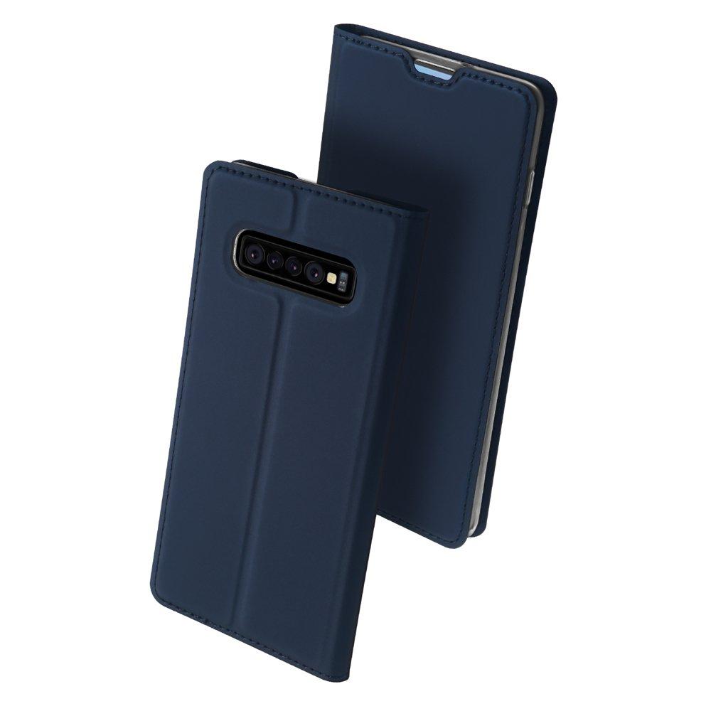 Θήκη Πορτοφόλι Flip Dux Ducis από Δερματίνη - Samsung Galaxy S10 Plus - Μπλε - iThinksmart.gr
