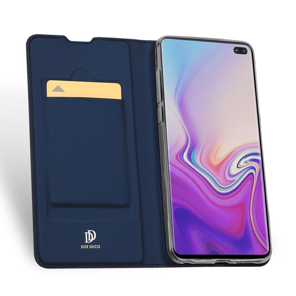 Θήκη Πορτοφόλι Flip Dux Ducis από Δερματίνη - Samsung Galaxy S10 Plus - Μπλε - iThinksmart.gr