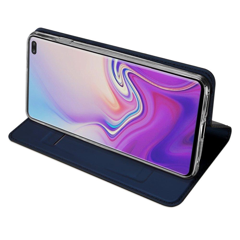 Θήκη Πορτοφόλι Flip Dux Ducis από Δερματίνη - Samsung Galaxy S10 Plus - Μπλε - iThinksmart.gr