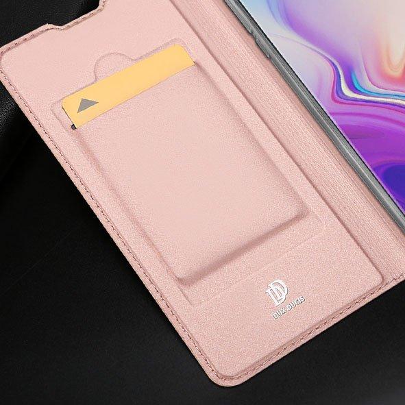 Θήκη Πορτοφόλι Flip Dux Ducis από Δερματίνη - Samsung Galaxy S10 Plus - Ροζ Χρυσο - iThinksmart.gr