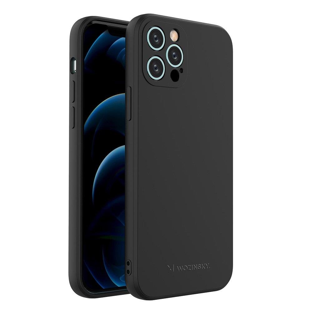 Wozinsky Candy Color Silicone Case for iPhone 12 Pro - Black