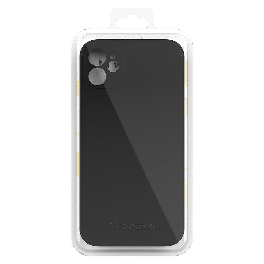 Wozinsky Candy Color Silicone Case for iPhone 12 - Black