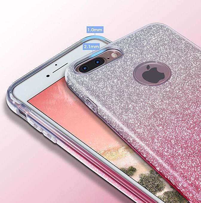 Θήκη Wozinsky Glitter Shining - Huawei Mate 20 Lite - Ασημί / Ροζ - iThinksmart.gr