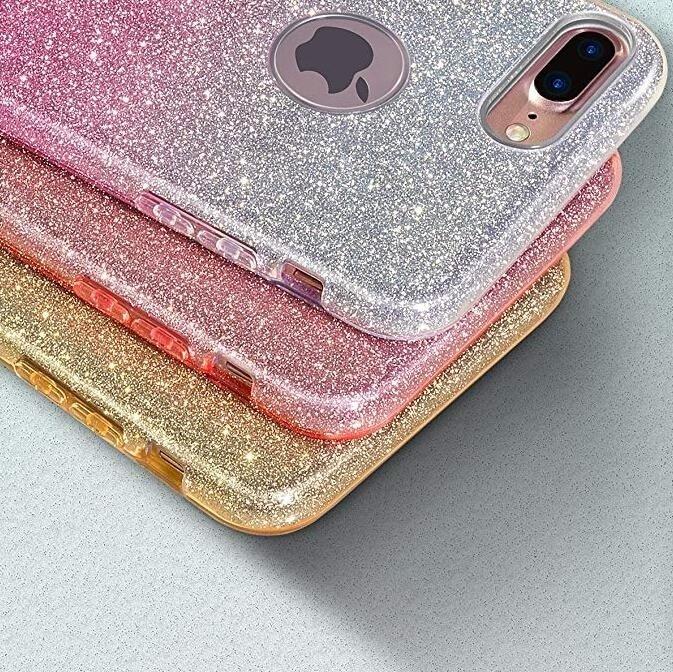 Θήκη Wozinsky Glitter Shining - Xiaomi Redmi Note 7 - Ασημί - iThinksmart.gr