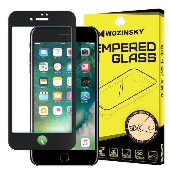 Tempered Glass - Τζαμάκι / Γυαλί Οθόνης Full Face - iPhone 7 Plus/8 Plus - Μαυρο - iThinksmart.gr