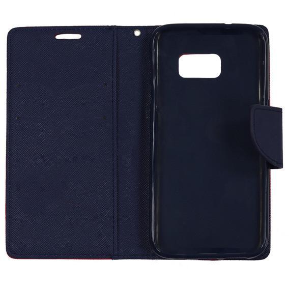 Θήκη Πορτοφόλι Fancy Book από Δερματίνη - Xiaomi Mi Note 10 - Blue / Lime - iThinksmart.gr