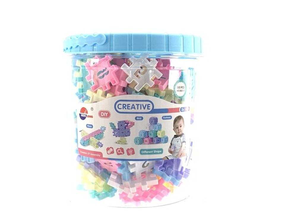 Σετ τουβλάκια κατασκευών DIY - 180pcs - 865-5 - 221648 - iThinksmart.gr