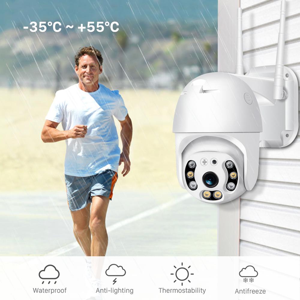XM-3220/S RealSafe 1080p Waterproof Robotic IP Wi-Fi Camera with 3.6mm Lens - White (With Gift Power Supply)