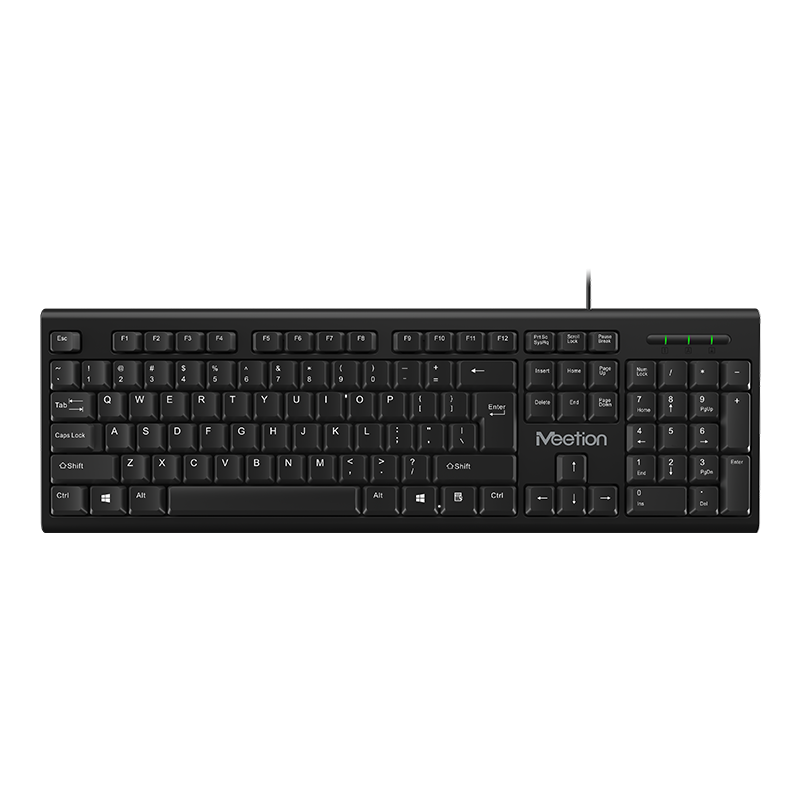 Meetion K100 - Keyboard Wired / US - Black