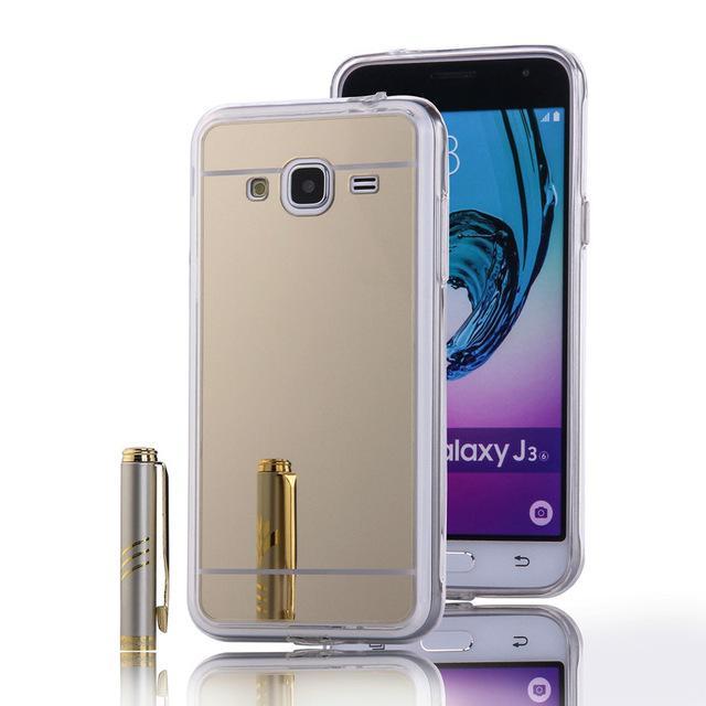 Θηκη TPU "Mirror" - Samsung Galaxy J5 (2015) - Χρυσο - iThinksmart.gr