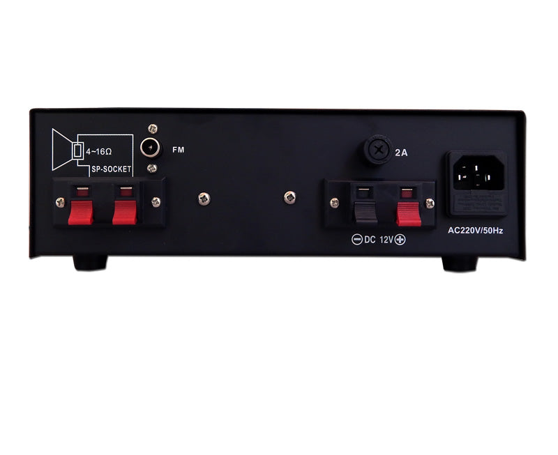 Audien SM-201Β Τελικός Μικροφωνικός Ενισχυτής και Συνδέσεις USB/FM
