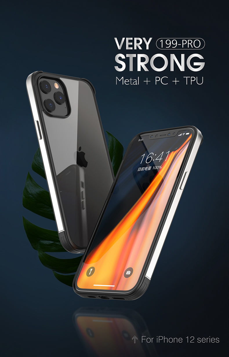 Θήκη Double Strong Αλουμινίου για iPhone 11 Pro - Χρυσό