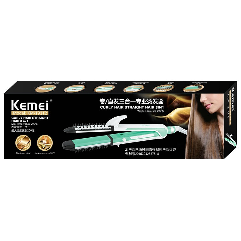 Hair straightener - KM-19112 - Multistyler - Kemei